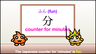 counter for minutes