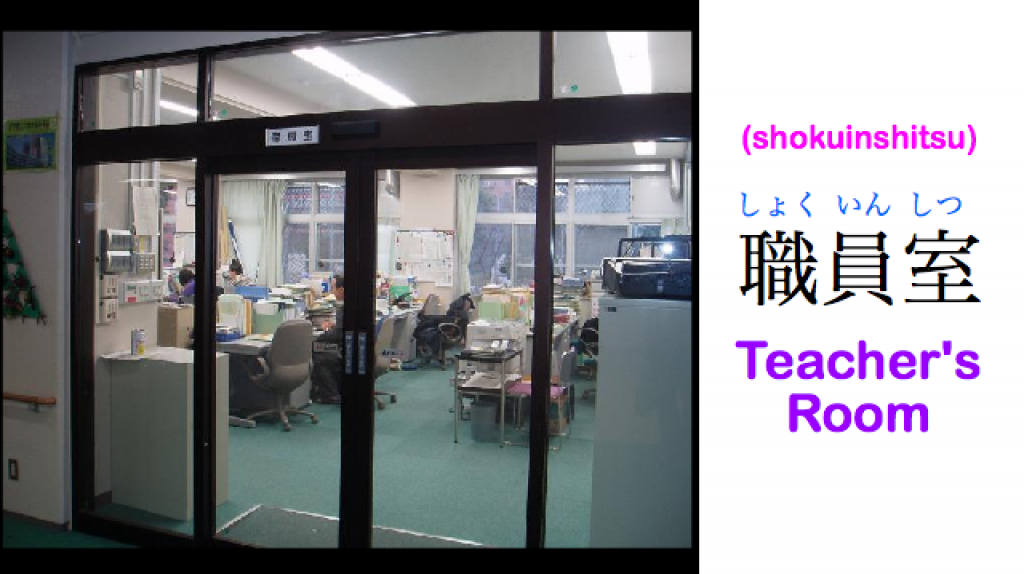 Japanese Vocabulary School Rooms in Japanese Review Notes