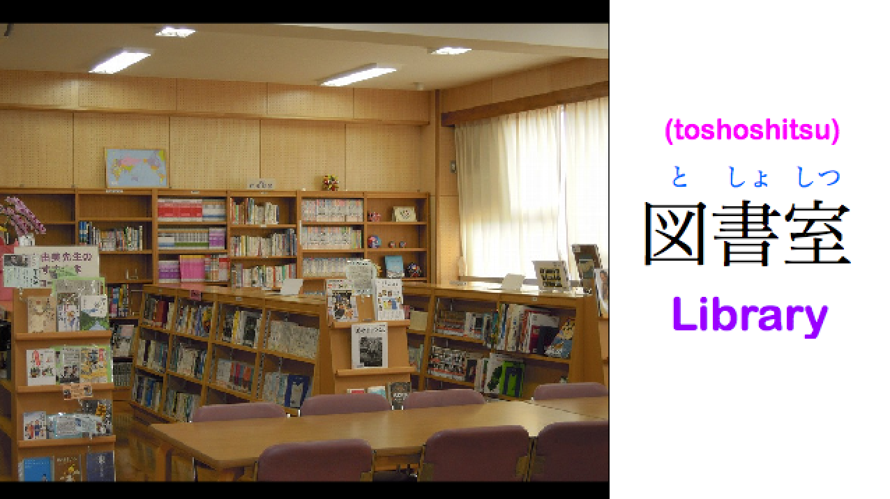 Japanese Vocabulary School Rooms in Japanese Review Notes