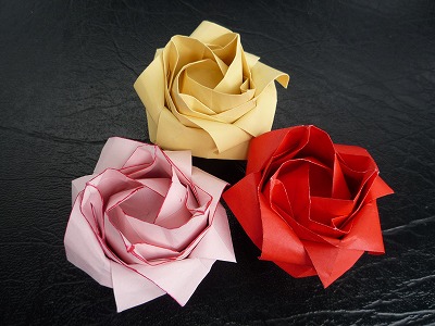 rose origami