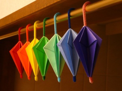 umbrella origami