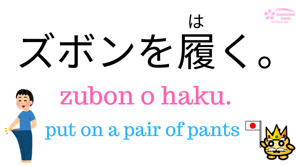 Japanese Vocabulary Clothes