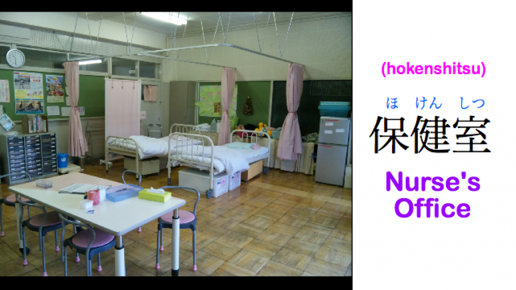 Japanese Vocabulary School Rooms